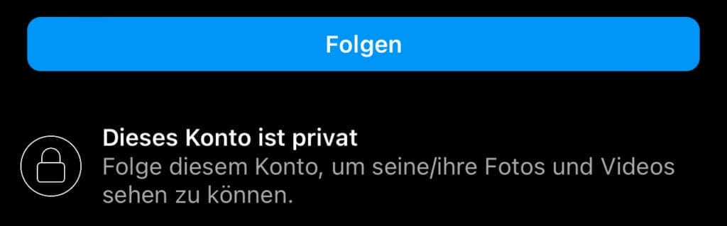 Privates Profil