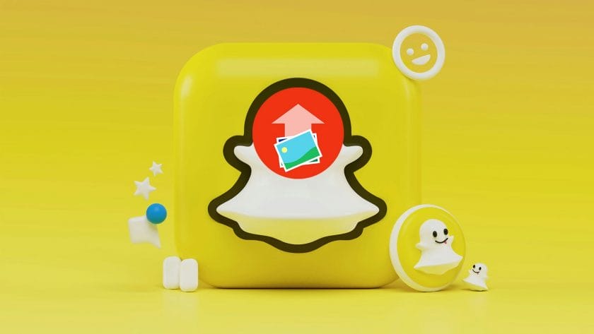 Wie fügt man auf Snapchat Bilder aus der Galerie hinzus